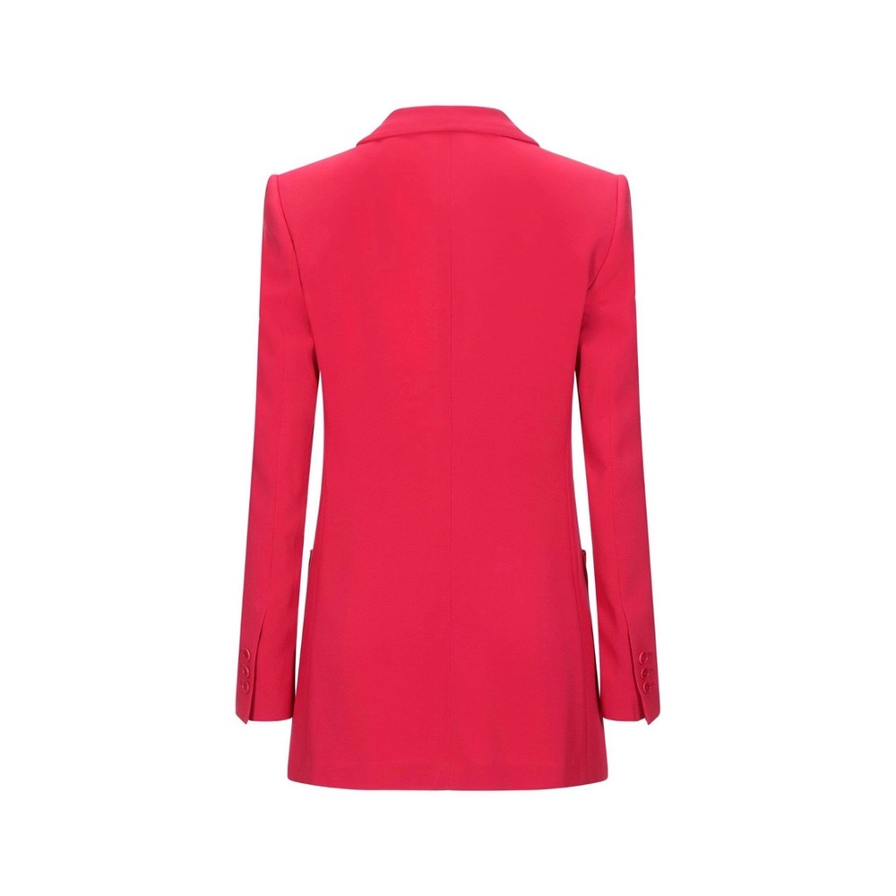 New! Rare RED VALENTINO Single-Breasted Long Blazer in Fuchsia - Picture 5 of 13